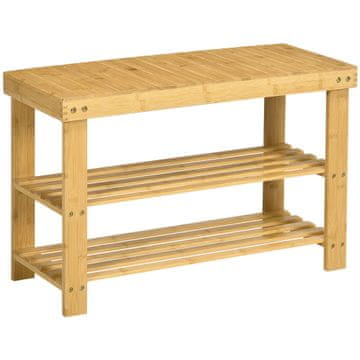 Homestar Čevlji klop 70x28x45 cm naravna barva