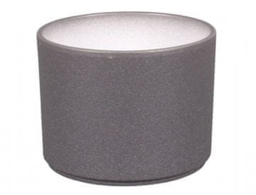 Pokrov za cvetlični lonec PILLAR STRUKTUR keramika mat d17x15cm