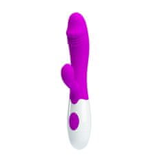 PRETTY LOVE Rabbit vibrator Snappy, vijoličen