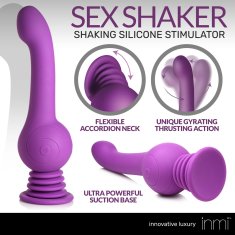 Inmi Tresoči silikonski stimulator , vijoličen