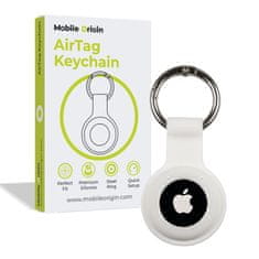 Mobile-origin obesek za AirTag, beli (FRL-ATKC-WHT)