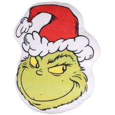 sarcia.eu Grinch Božična, MEHKA okrasna blazina, dekorativna za sobo, VELUR oblika 36x29cm OEKO-TEX