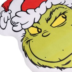 sarcia.eu Grinch Božična, MEHKA okrasna blazina, dekorativna za sobo, VELUR oblika 36x29cm OEKO-TEX