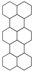 Optonica HEXAGON LED modularni sistem razsvetljave 259W CCT 31080lm 167x369 cm