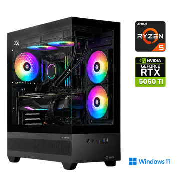 Anni Gamer Advanced računalnik, AMD Ryzen 5 7500F, 16GB, SSD1TB, RTX5060Ti, W11H