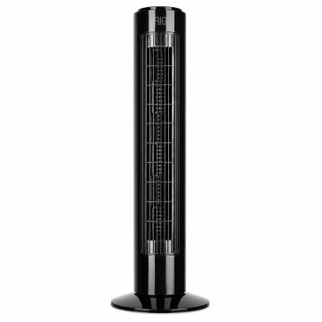 Aga Stolpni ventilator 77 cm Črna