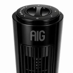 Aga Stolpni ventilator 77 cm Črna