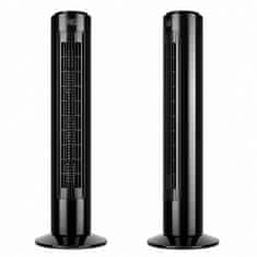 Aga Stolpni ventilator 77 cm Črna