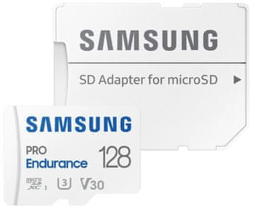 shumee Samsung PRO Endurance microSDXC 128 GB Class 10 UHS-I U3 V30 + SD adapter (MB-MJ128KA/EU)