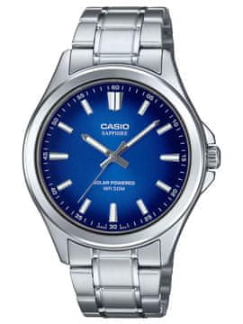shumee Moška ura Casio MTS-RS100D-2A s safirnim solarnim steklom + ŠKATLA