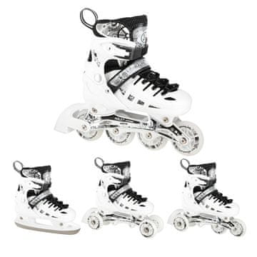 shumee Nils Extreme 4 v 1 NH10905 Rolerji 31-34 S LED Bela (5907695537246)
