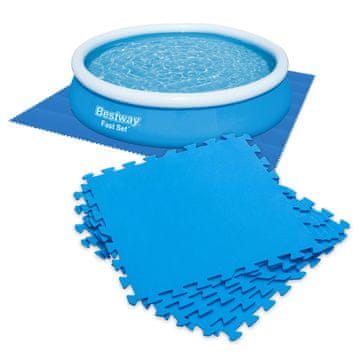 shumee 58220 penasta podloga za POD, dno bazena, 9 kosov, sestavljanke Bestway