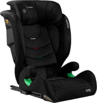 Nukido Louis mehki avtosedež 15-36 kg ISOFIX črne barve (5903890622978)