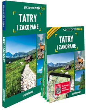 shumee Tatre in Zakopane. Svetlobni vodnik + laminiran zemljevid. Izdaja 2025. ExpressMap