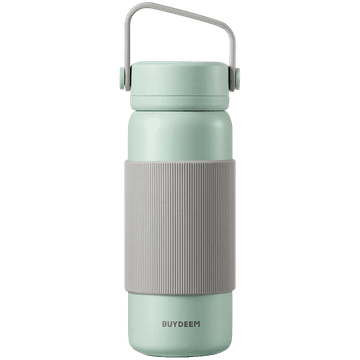 shumee Buydeem jeklena termovka z infuzerjem 460 ml TS400-CG prijetno zelenkasta