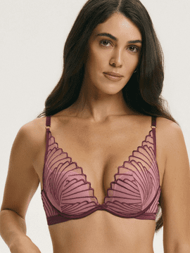 Esotiq Esotiq push-up modrček nougat | roza 65G