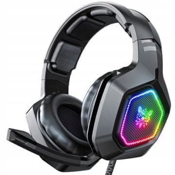 Onikuma Slušalke K10 RGB črne barve