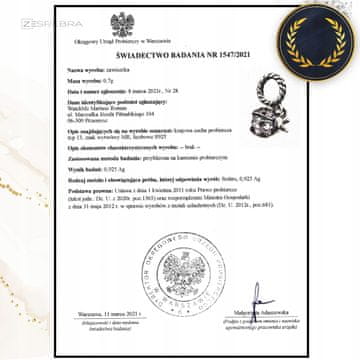 Obeski iz srebra 925 v obliki pikapolonice, obeski iz perlic 925