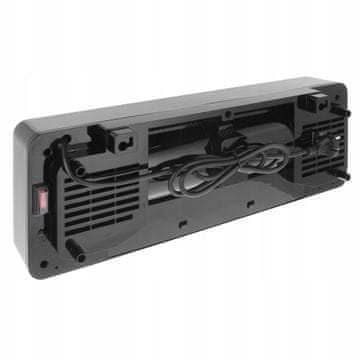 Aero zračna zavesa 2000 W črne barve
