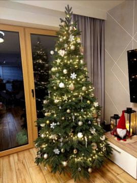 Umetno božično drevo 100% PE Nobiles Fir 2D 160 cm majhno kot naravno živo drevo