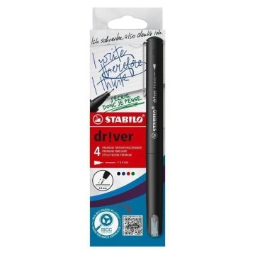 Liner Dr!ver fine, komplet 4 barv