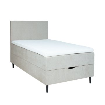 Homestar Continental postelja LAARA 90x200 cm, temno bež