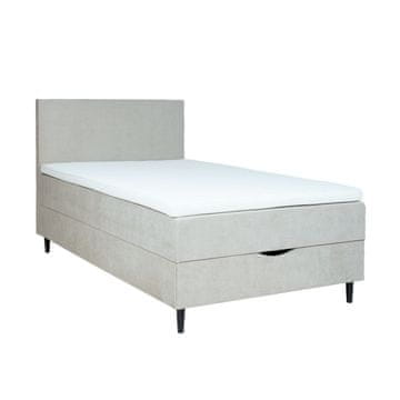 Homestar Postelja Continental LAARA 120x200 cm, temno bež