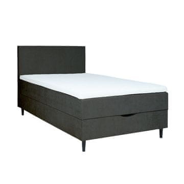 Homestar Kontinentalna postelja LAARA 120x200 cm, temno siva