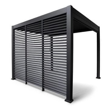 Homestar Lamela stena MIRADOR-111 123,5 cm temno siva