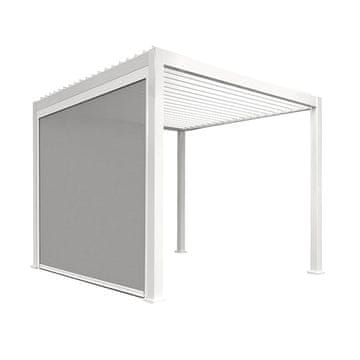 Homestar Spustni zaslon MIRADOR-111 3 m bel svetlo siv