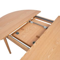 Homestar Jedilna miza TROYES D100+32xV75 cm, hrast