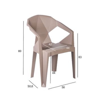 Homestar Stol MUZE taupe