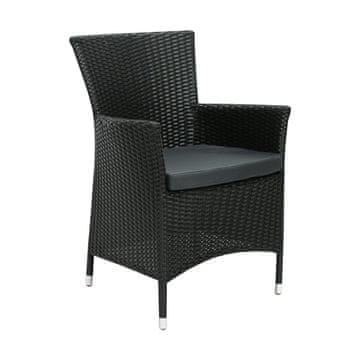 Homestar Stol WICKER-1 črn