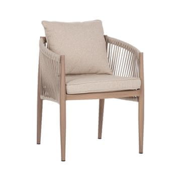 Homestar Stol MEDINA 61,5x62,5x74 cm, bež