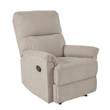 Homestar Naslanjač z nastavljivim naslonom GUSTAV taupe