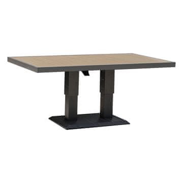 Homestar Miza PARKER 150x90x52-75 cm, siva