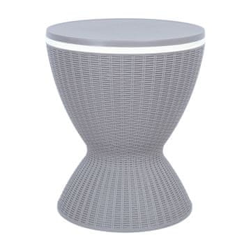 Homestar Bar set BELLE 3 v 1 siv plastični