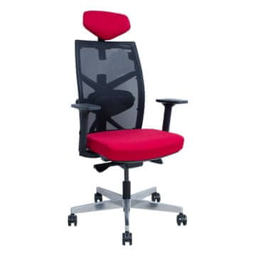 Homestar Delovna stol TUNE temno rdeč črn