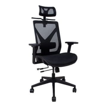 Homestar Delovna stol MIKE črna mrežasta