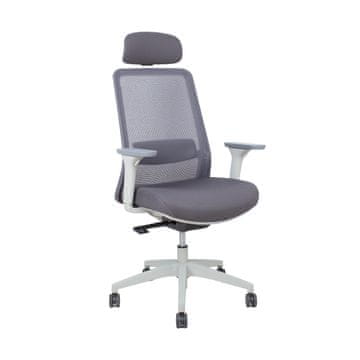 Homestar Delovna stol SANTO sivo mrežasto blago