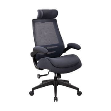 Homestar Delovna stol DANICA temno siva črna