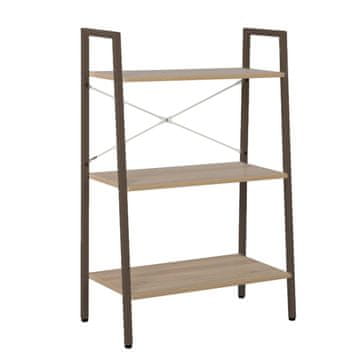 Homestar Polica SANCIA 64x34x97 cm hrast rjava