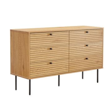 Homestar Komoda LINE 120x40x75 cm hrastova skorja