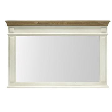 Homestar Ogledalo SAMIRA 107x4,5x70 cm starinsko belo naravno