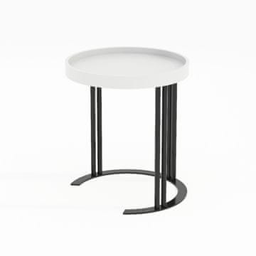 Homestar Stranska mizica KEIRA D40xV45cm, bela
