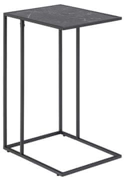 Homestar Miza za prenosnik INFINITY 43x35x63 cm črni marmor