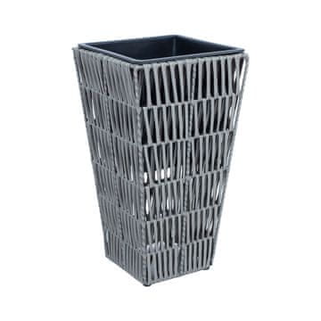 Homestar Stojalo za rastline WICKER 28x28x50 cm, sivo