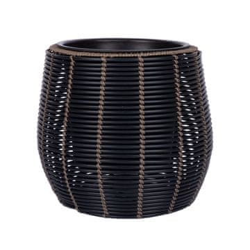 Homestar Stojalo za rastline D45xV40 cm, črno rjavo
