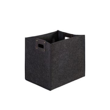 Homestar Košara MAX FELT-3 32x25x32 cm temno siva