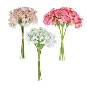 Homestar Umetno cvetje FLOWERLY H30cm mešanica snežne vrtnice